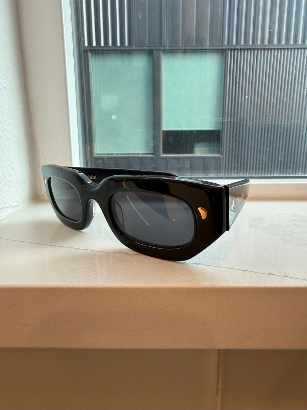 Nanushka Kadee sunglasses in Black